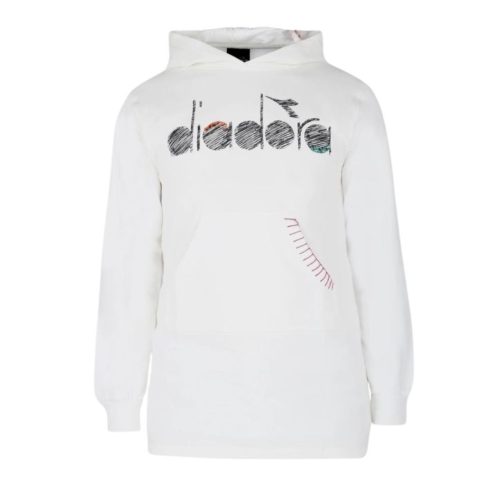 Felpa Diadora Bambine e ragazze Latte - Autunno/Inverno