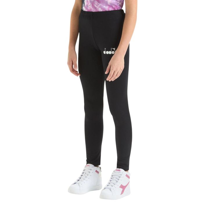 Leggings Diadora Bambine e ragazze Nero - Autunno/Inverno