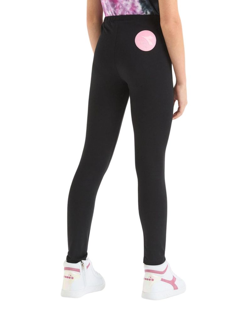 Leggings Diadora Bambine e ragazze Nero - Autunno/Inverno