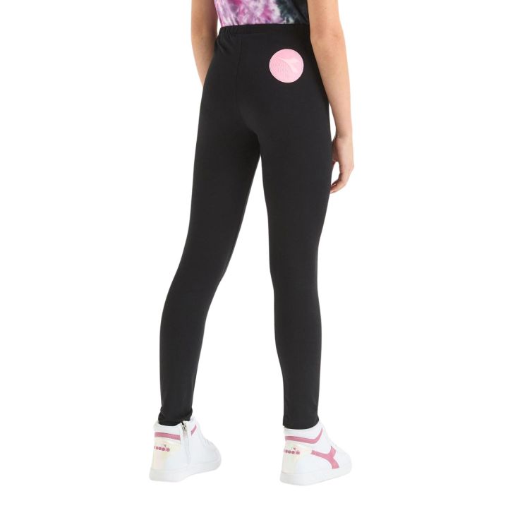 Leggings Diadora Bambine e ragazze Nero - Autunno/Inverno