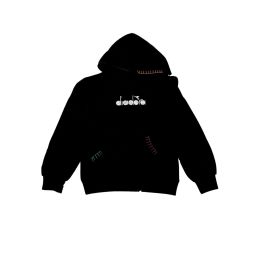 Felpa Diadora Bambini e ragazzi Nero