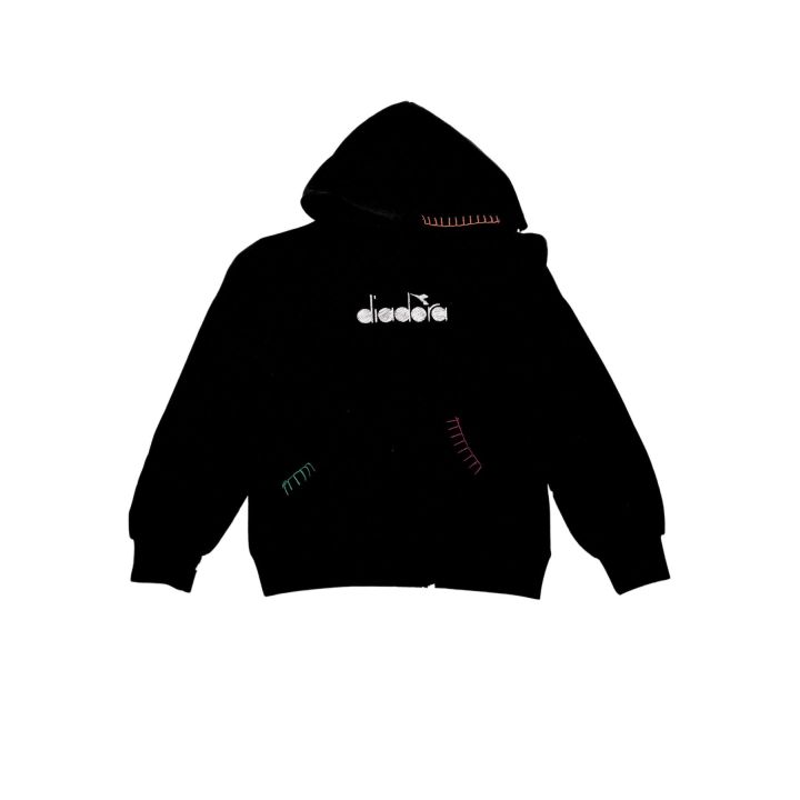 Felpa Diadora Bambini e ragazzi Nero