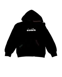Felpa Diadora Bambini e ragazzi Nero