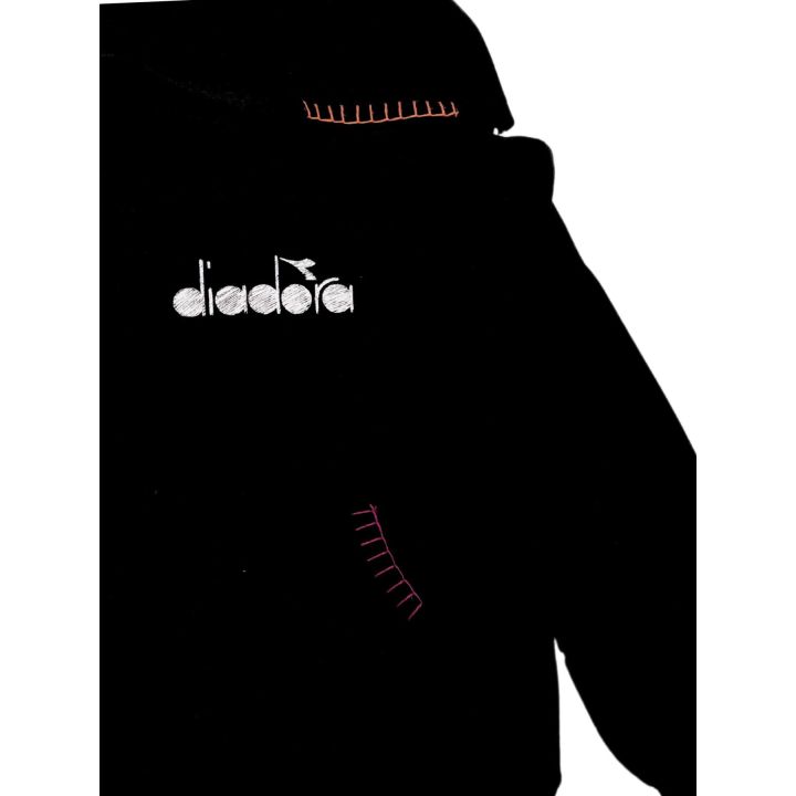 Felpa Diadora Nero Bambini E Ragazzi | Tamaiti