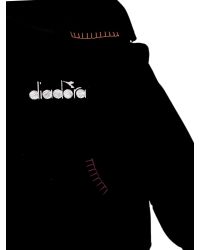 Diadora - Felpa - Bambini e ragazzi - F3DIJGHS098-FELPA-CAPPUCCIO-NERO