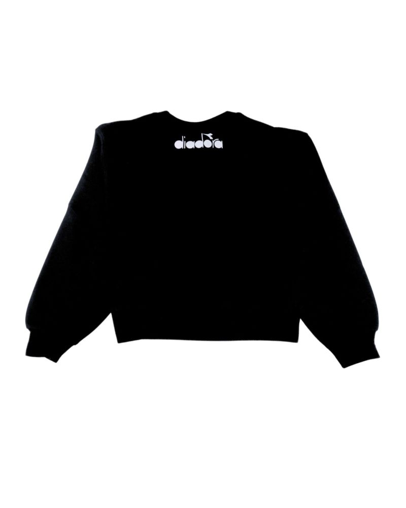 Felpa Diadora Bambine e ragazze Nero - Autunno/Inverno