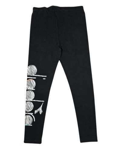 Leggings Diadora Bambine e ragazze Nero