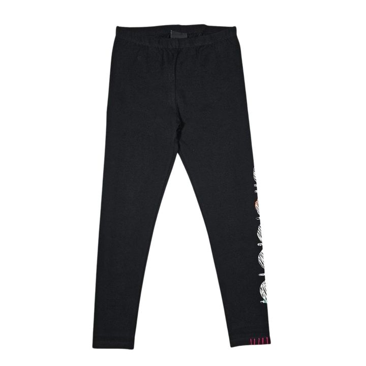Leggings Diadora Nero Bambine E Ragazze | Tamaiti