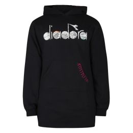 Felpa Diadora Bambine e ragazze Nero