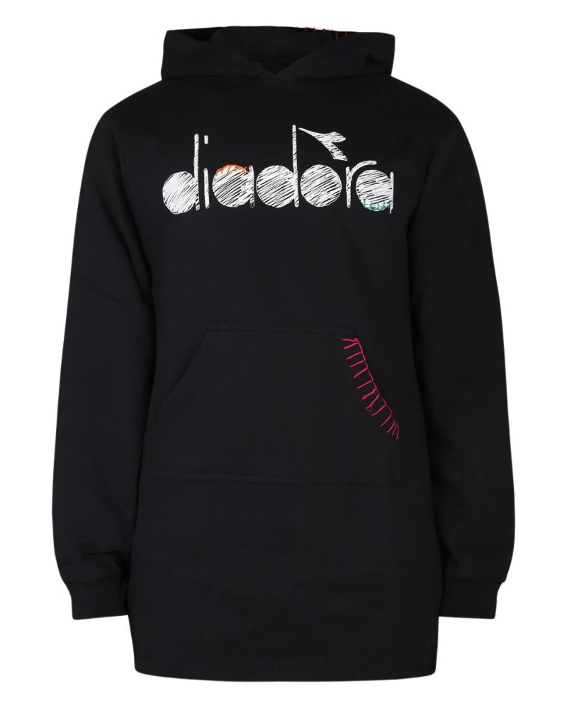 Felpa Diadora Bambine e ragazze Nero