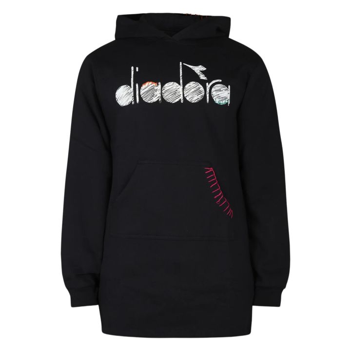 Felpa Diadora Bambine e ragazze Nero