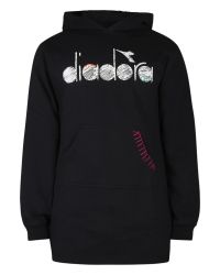 Felpa Diadora Bambine e ragazze Nero
