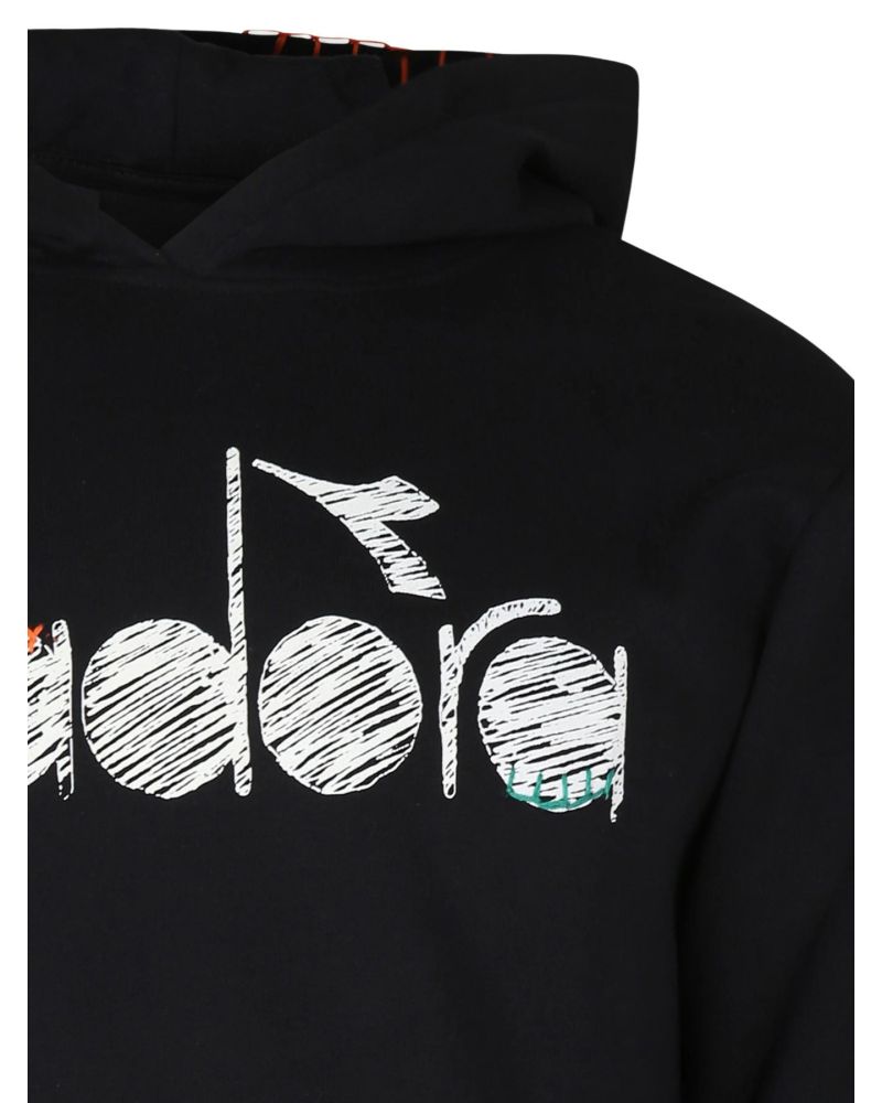 Felpa Diadora Bambine e ragazze Nero - Autunno/Inverno