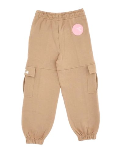 Tuta Diadora Bambine e ragazze Beige