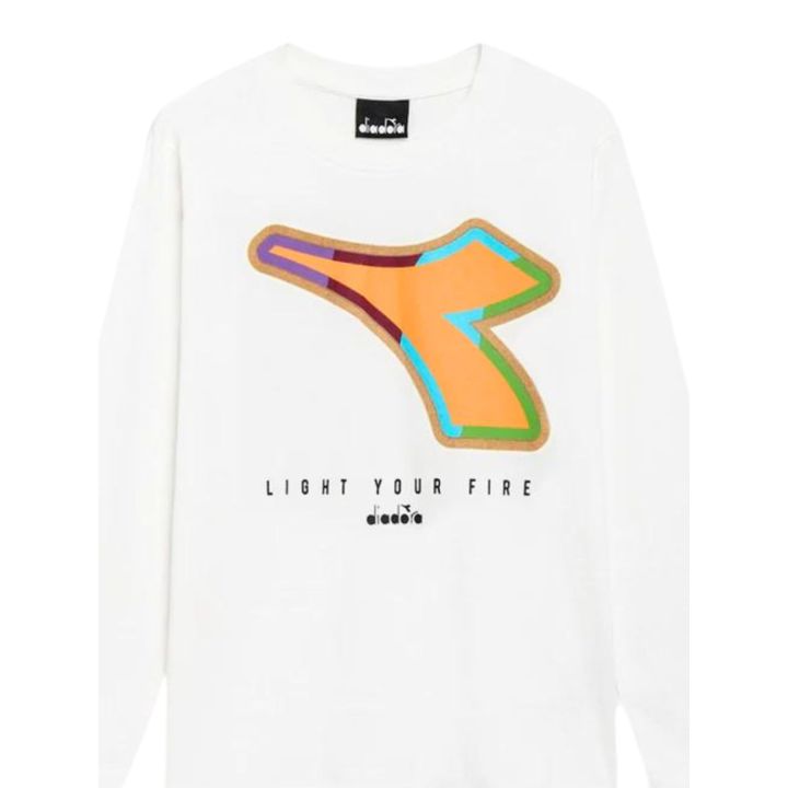 T-shirt Diadora Bambini e ragazzi Latte - Primavera/Estate