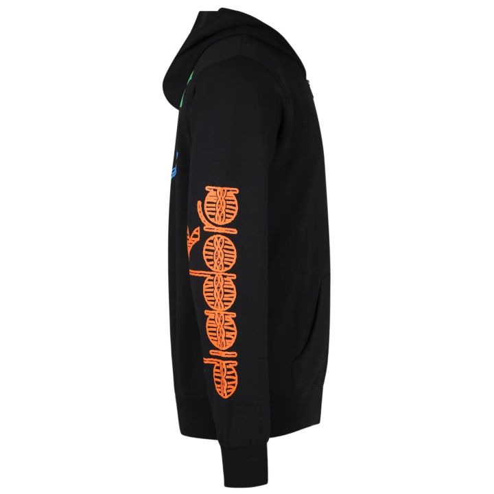 Felpa Diadora Bambini e ragazzi Nero - Autunno/Inverno