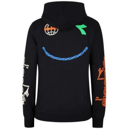 Felpa Diadora Bambini e ragazzi Nero