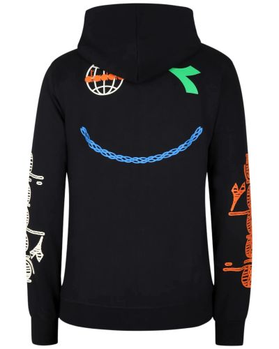 Felpa Diadora Bambini e ragazzi Nero