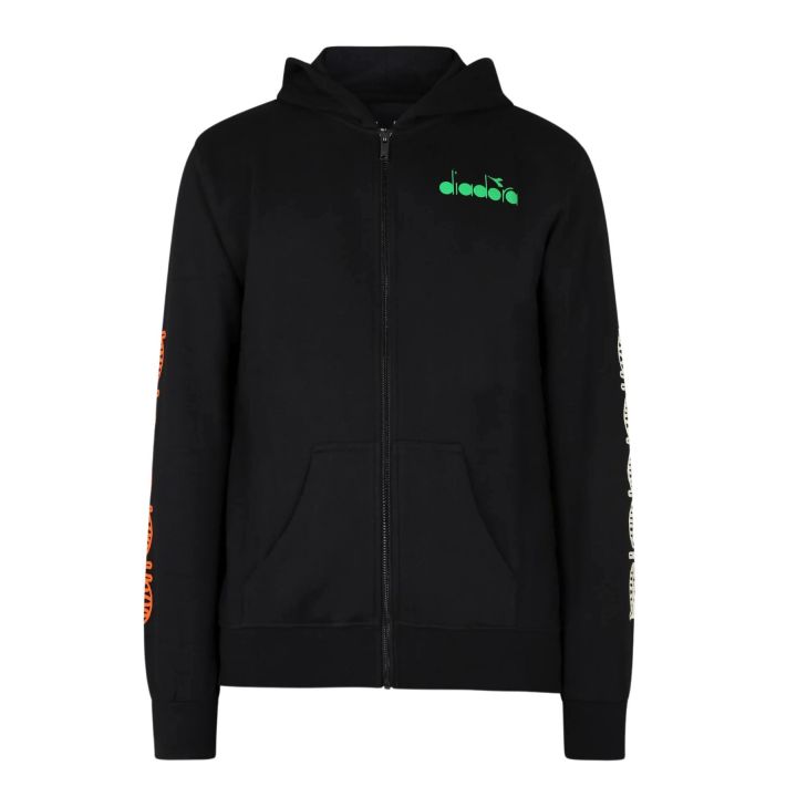 Felpa Diadora Bambini e ragazzi Nero - Autunno/Inverno