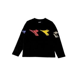 T-shirt Diadora Bambini e ragazzi Nero