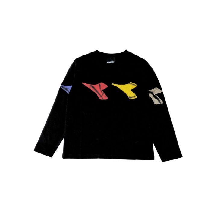 T-shirt Diadora Bambini e ragazzi Nero