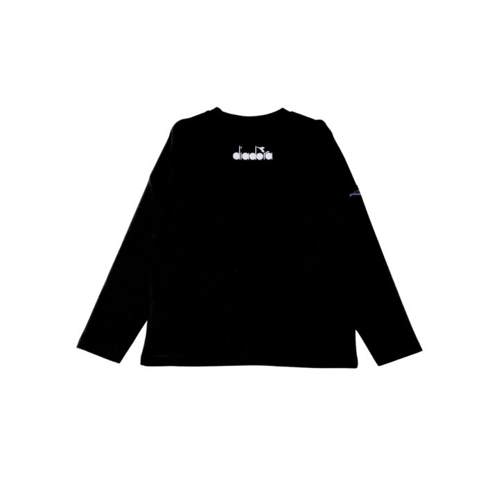 T-shirt Diadora Nero Bambini E Ragazzi | Tamaiti