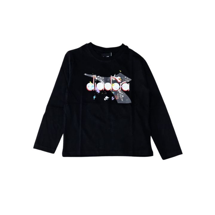 T-shirt Diadora Bambini e ragazzi Nero