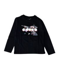 T-shirt Diadora Bambini e ragazzi Nero