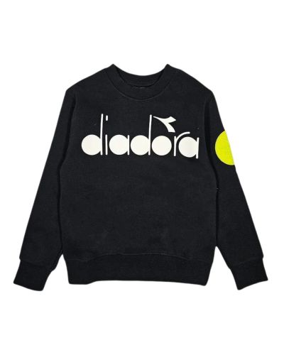 T-shirt Diadora Bambini e ragazzi Nero