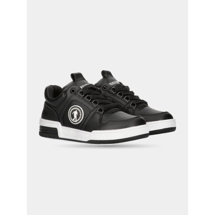 Paio di sneakers Bikkembergs nere viste di tre quarti