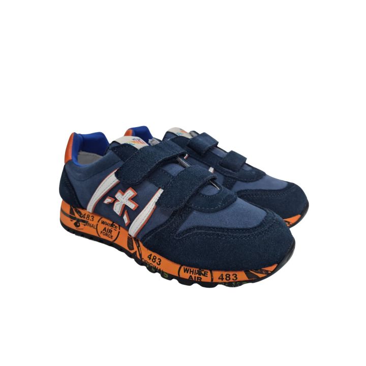 Sneakers Premiata Blu Bambini E Ragazzi | Tamaiti
