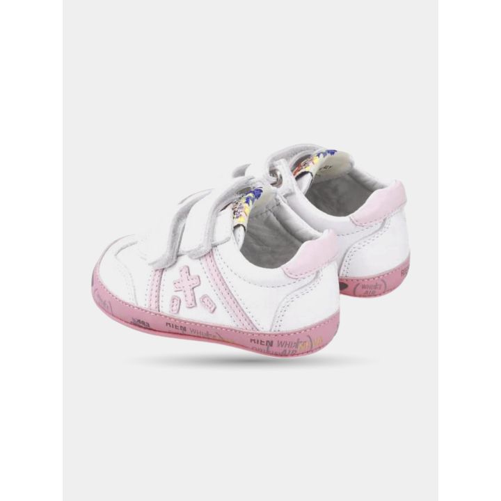 Talloni rosa delle scarpe culla Premiata