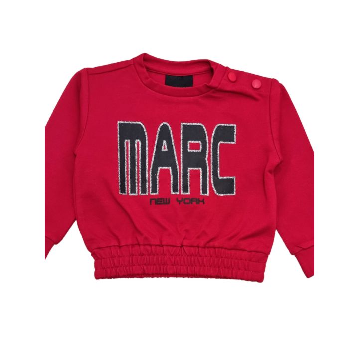 Felpa Marc Ellis Rosso Bimba | Tamaiti