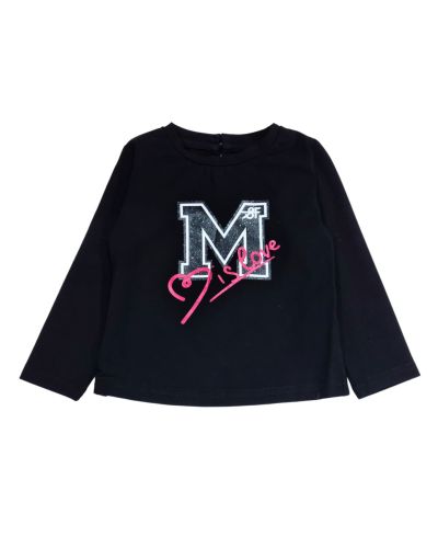 T-shirt FUN&FUN Bimba Nero