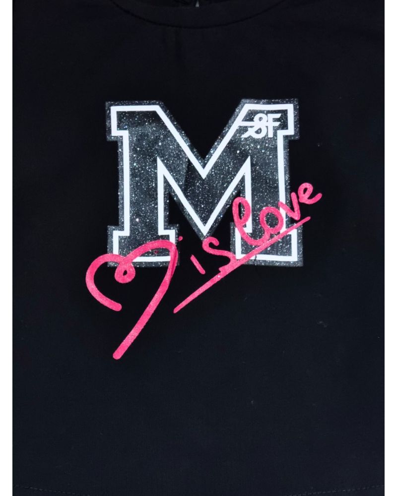 T-shirt FUN&FUN Bimba Nero - Primavera/Estate