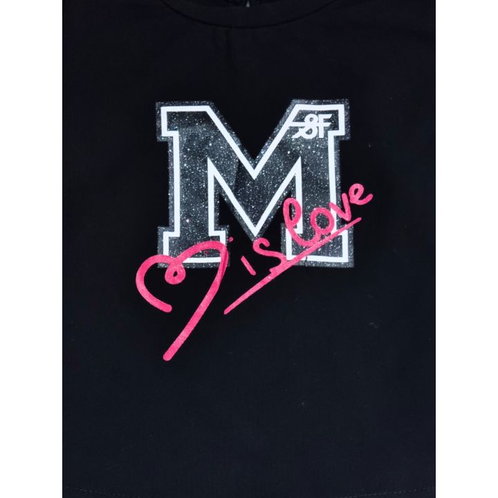 T-shirt FUN&FUN Bimba Nero - Primavera/Estate