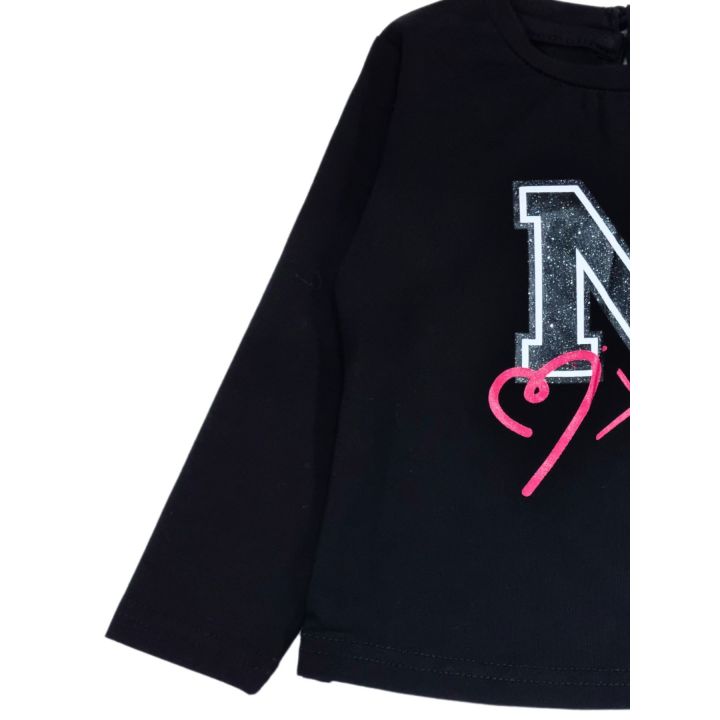 T-shirt FUN&FUN Bimba Nero - Primavera/Estate