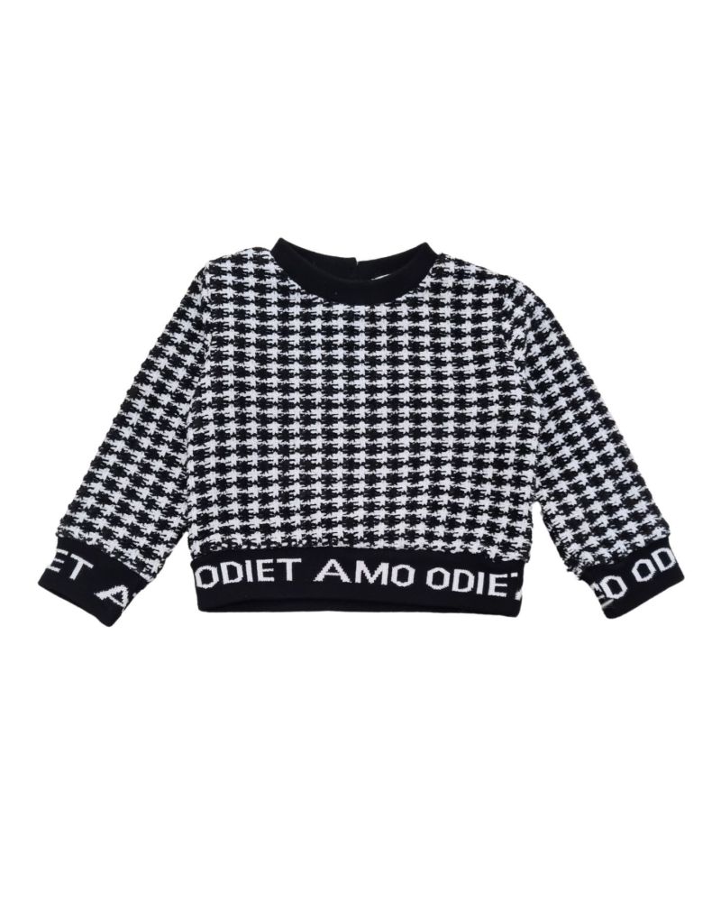 Maglione ODIETAMO Bimba Nero