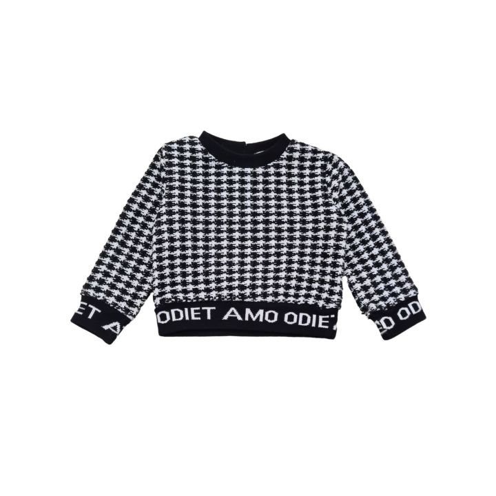 Maglione ODIETAMO Bimba Nero