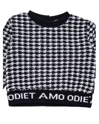 Maglione ODIETAMO Bimba Nero - Autunno/Inverno