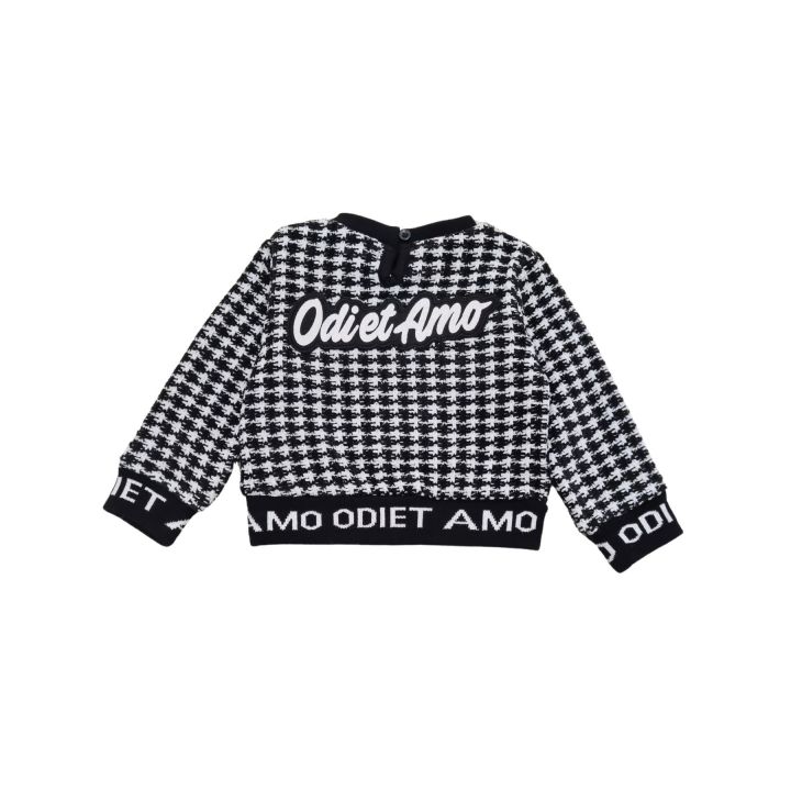 Maglione ODIETAMO Bimba Nero - Autunno/Inverno