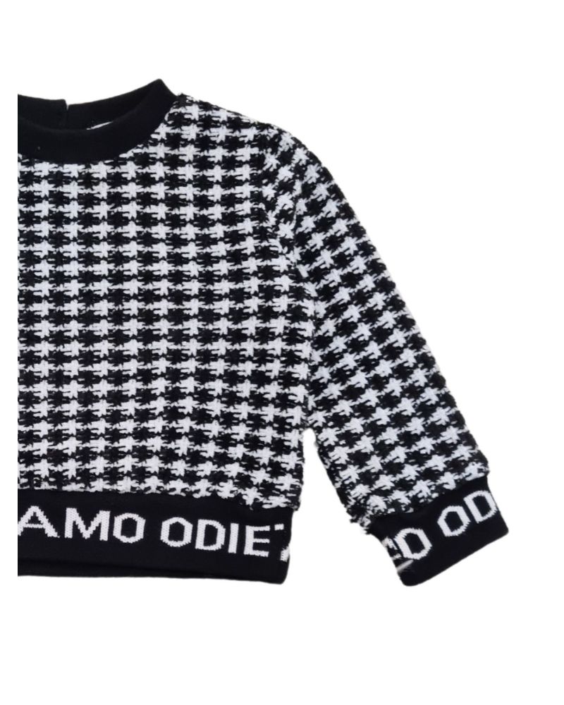 Maglione ODIETAMO Bimba Nero - Autunno/Inverno