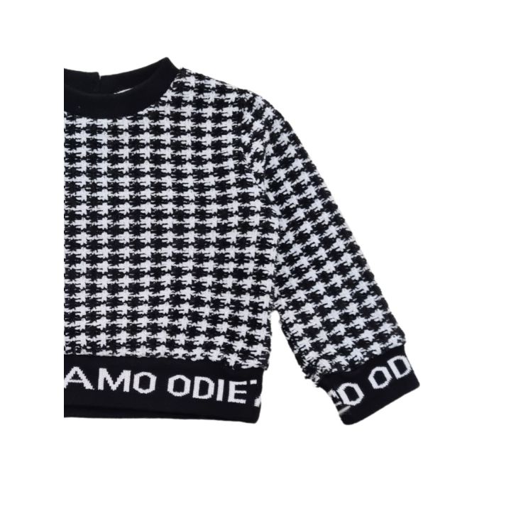 Maglione ODIETAMO Bimba Nero - Autunno/Inverno