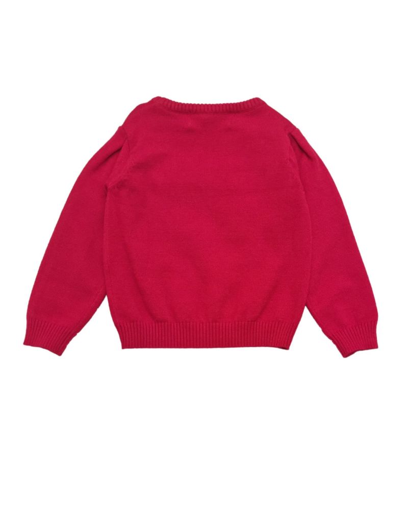 Maglione ODIETAMO Bimba Rosso - Autunno/Inverno