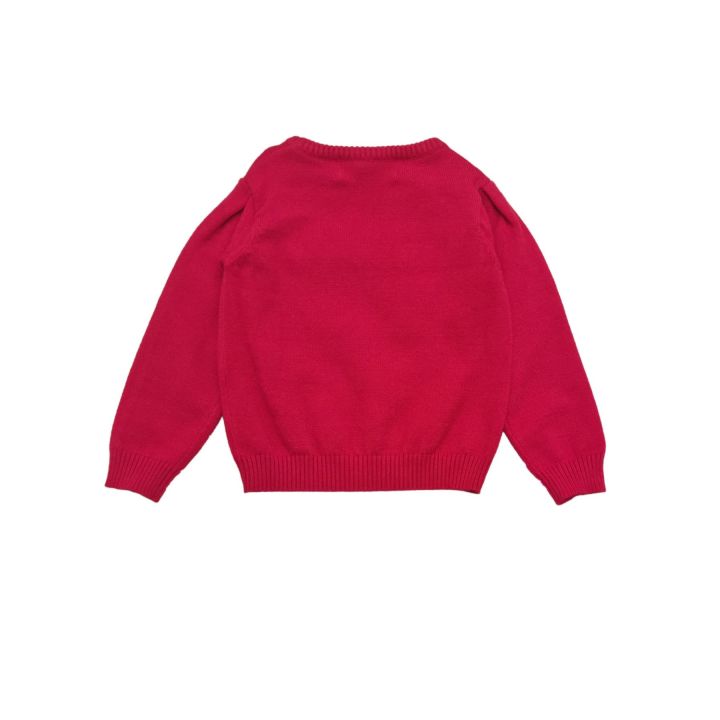 Maglione Odietamo Rosso Bimba | Tamaiti