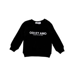 Felpa ODIETAMO Bimba Nero