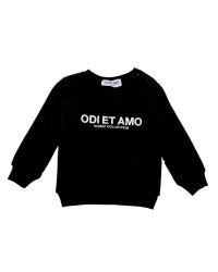 Felpa ODIETAMO Bimba Nero