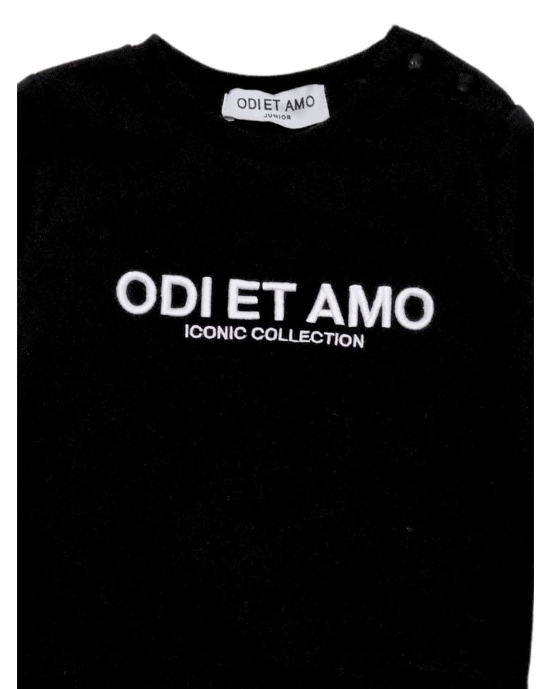 Felpa ODIETAMO Bimba Nero - Autunno/Inverno