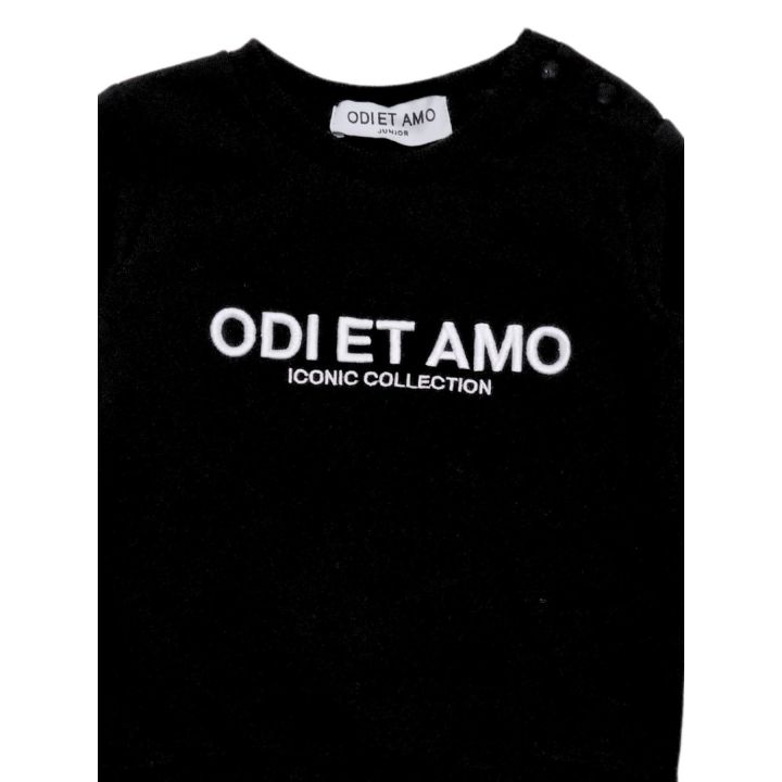 Felpa ODIETAMO Bimba Nero - Autunno/Inverno