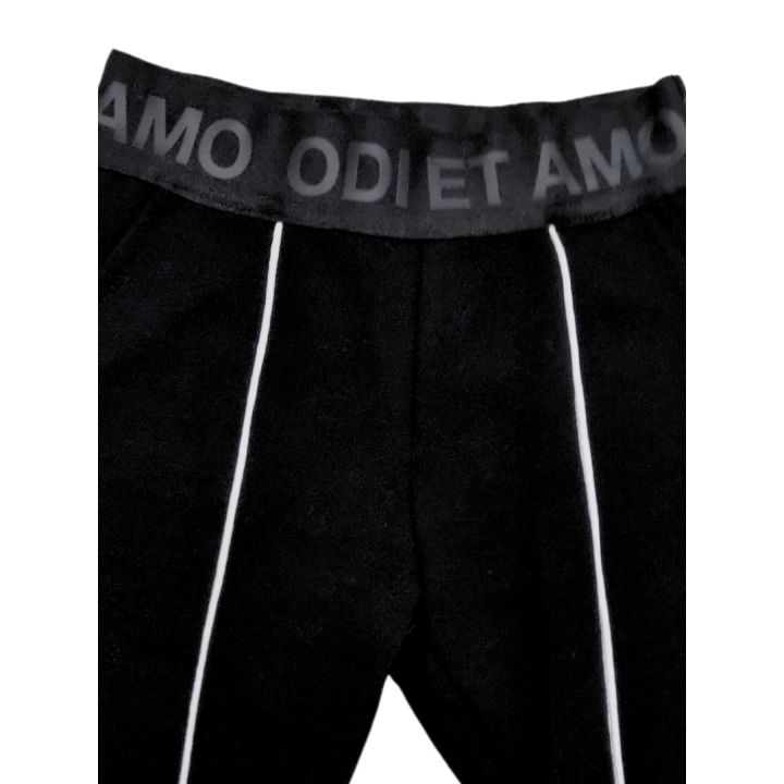 Leggings ODIETAMO Bimba Nero - Autunno/Inverno